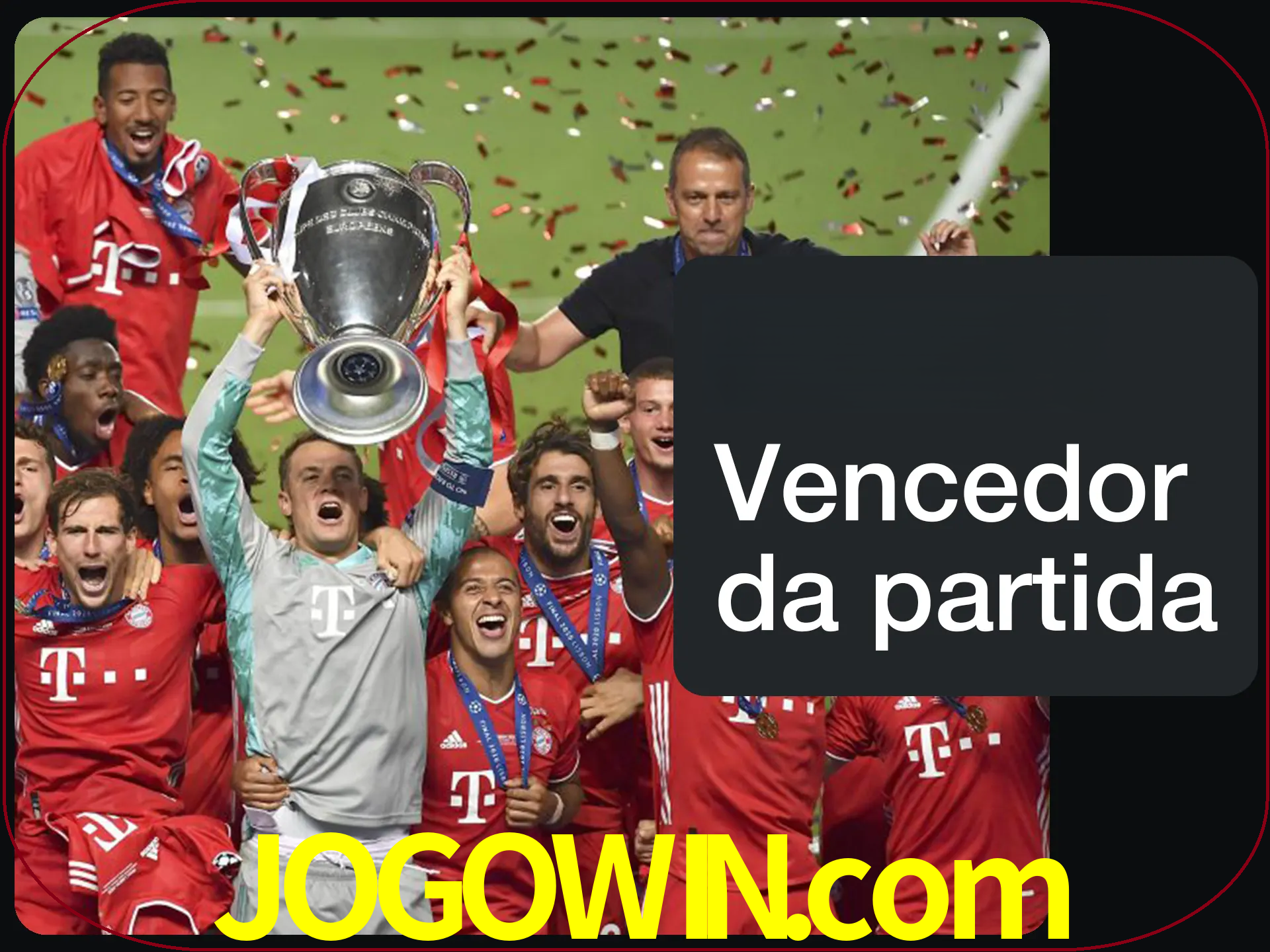 Aposte no vencedor e ganhe uma grande quantia de dinheiro.